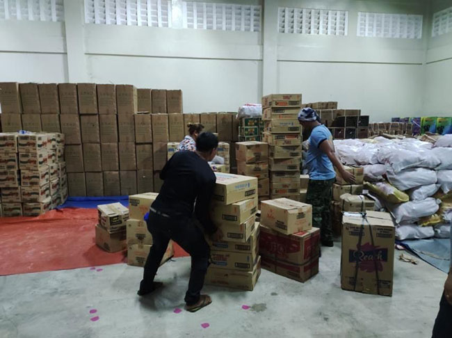 Relief packs in partnership with PureGo.