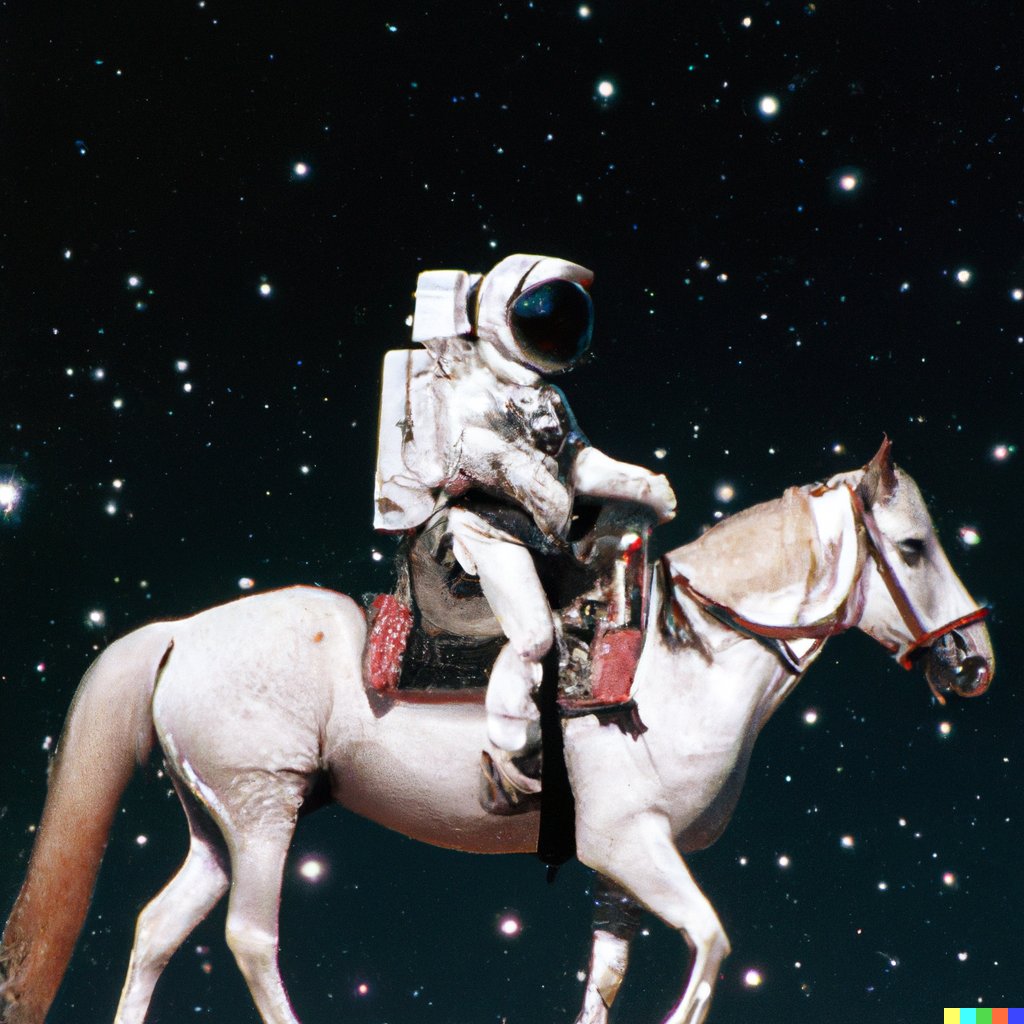 OpenAI - Astronaut riding a horse
