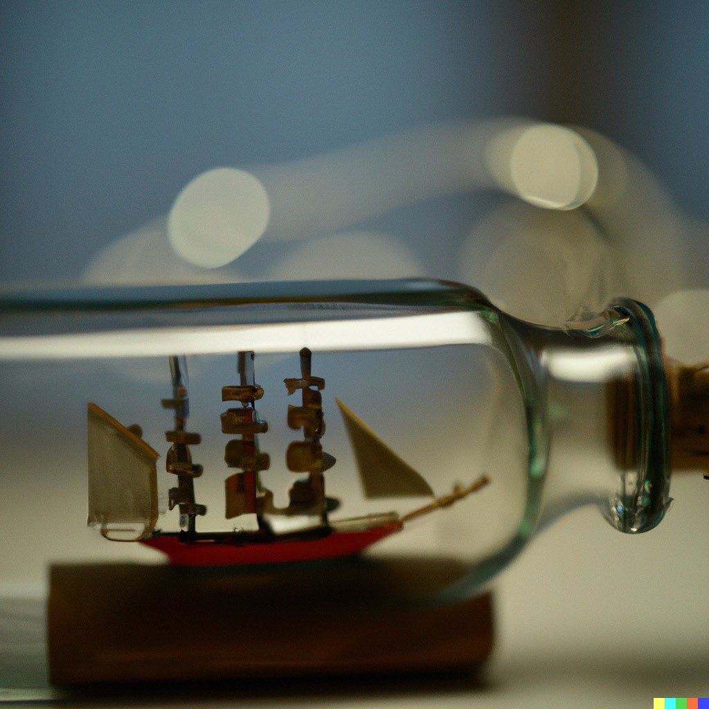 Ship in a bottle