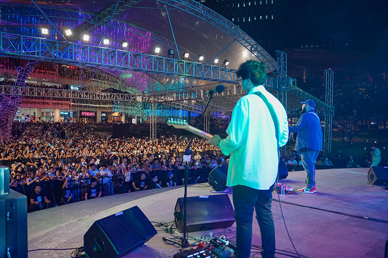#GlobeSinulog VisPop Fest at the Ayala Activity Center.