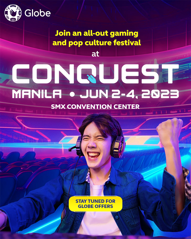 Promotional poster of CONQuest Manila 2023 event.