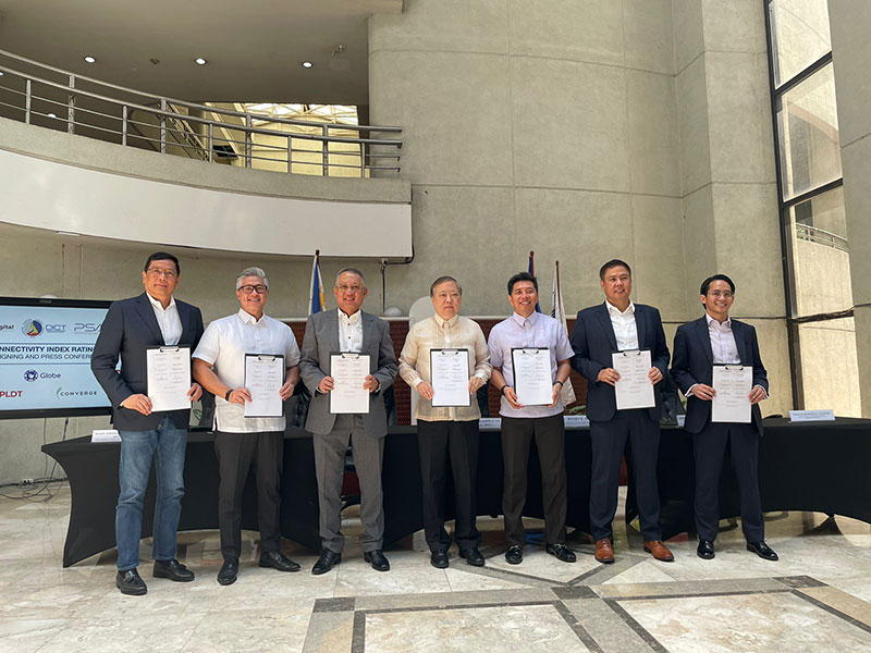 Signing of a Memorandum of Understanding (MOU) between the telecom sector and the DICT