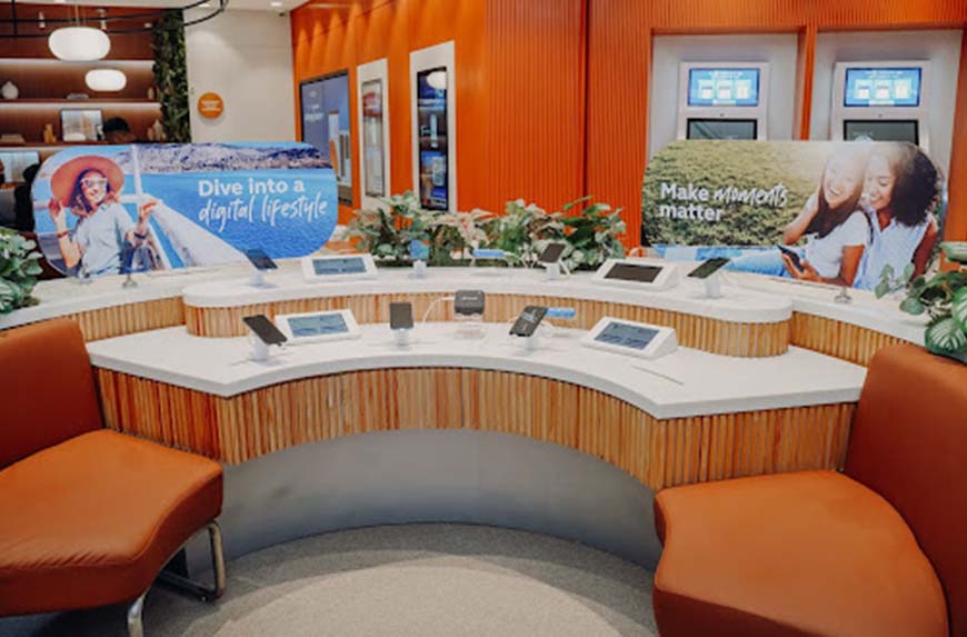 next-generation Globe store device display