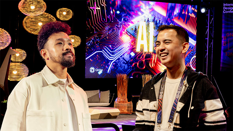 Paolo Toledo and Wil Sarmiento at the 7th International Design Conference