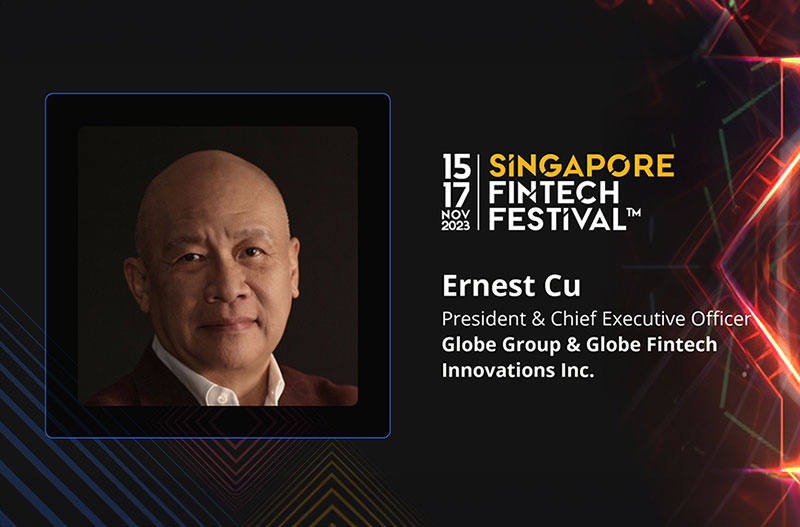 Ernest Cu at Singapore Fintech Festival