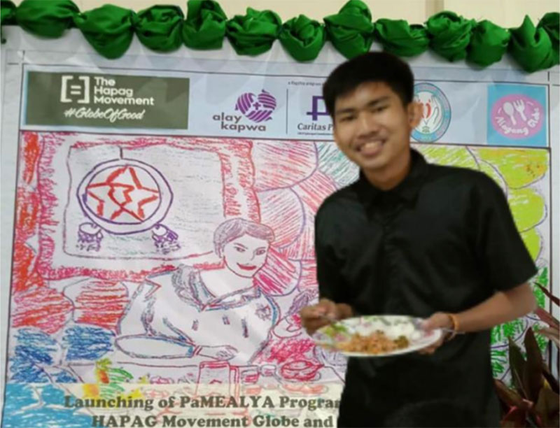 Gilbert Bulan, an eleventh grader from Ilagan, Isabela, is among beneficiaries of Caritas Philippines' Alay Kapwa Program on Alay para sa Kalusugan (PaMEALyA Program).