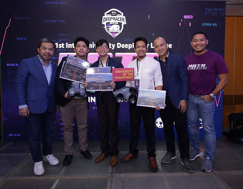 Virtual Race champions Team Turing Racing from University of the Philippines, Diliman