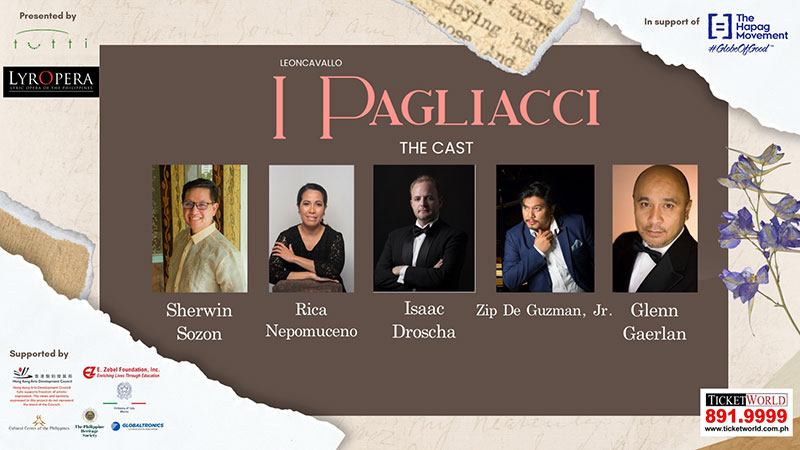 Promotional poster of I PAGliacci.