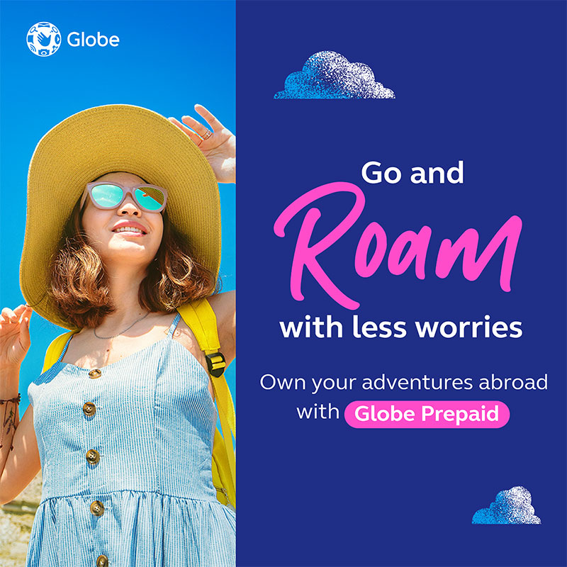 Globe Prepaid Roaming Poster.