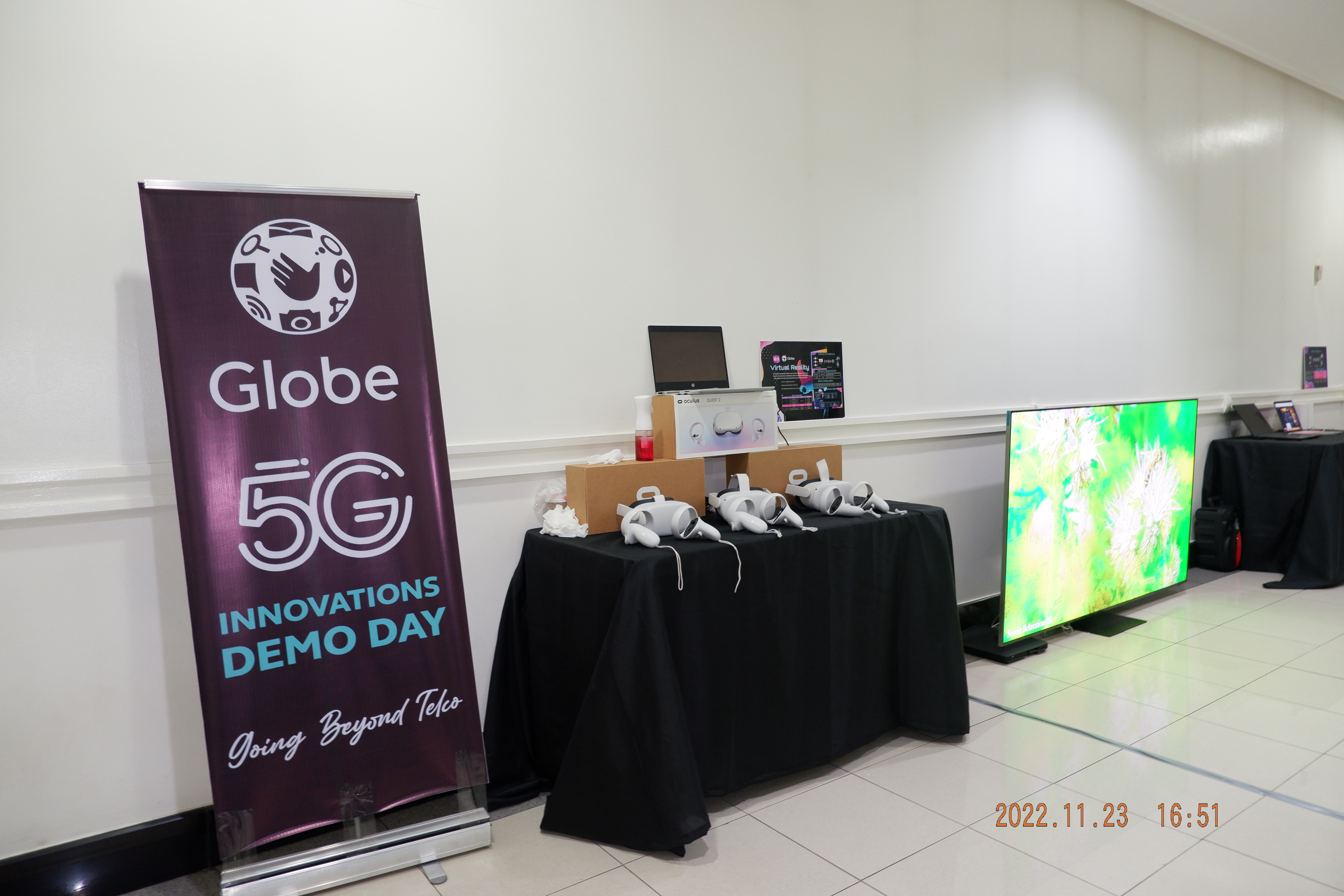 Globe’s 5g demo display