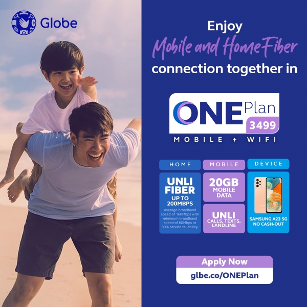 Globe ONEPlan 3499 advertisement