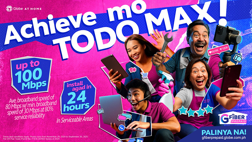GFiber Prepaidâs TODO MAX promo poster.