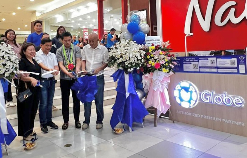 Globe Pop-Up Store in Bohol grand opening ceremony.