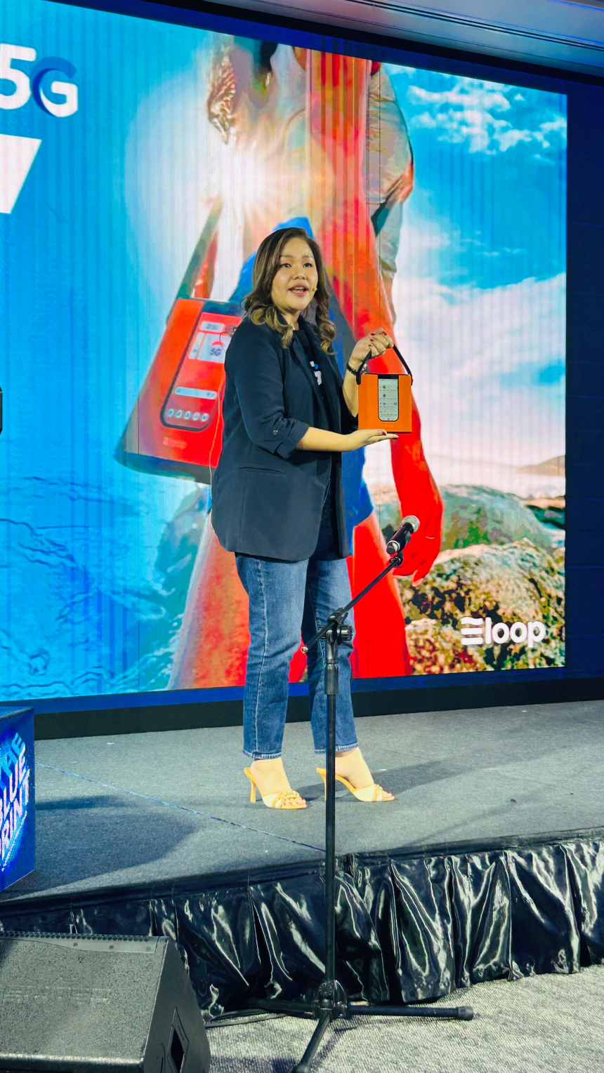 Abby Cardino, Vice President of Broadband Business speaks at The Blueprint launch.