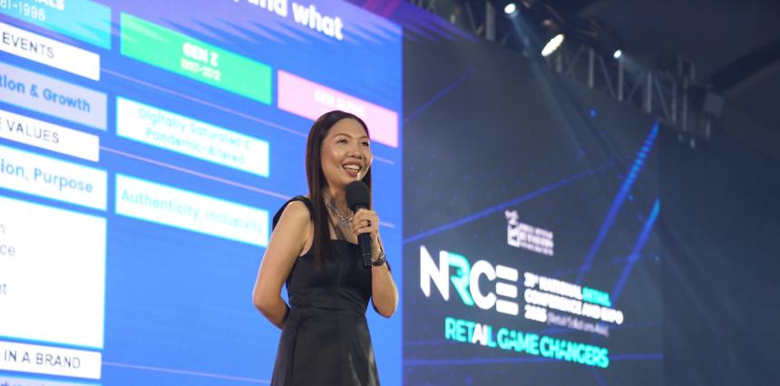 Jenny Echevarria, Globe VP & Head of Enterprise Data and Strategic Services at the 31st National Retail Conference and Expo (NRCE).