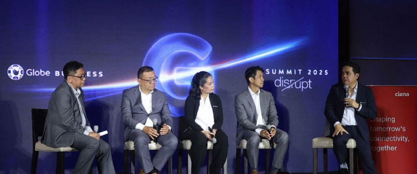 Industry leaders in a panel discussion at the G Summit 2025.