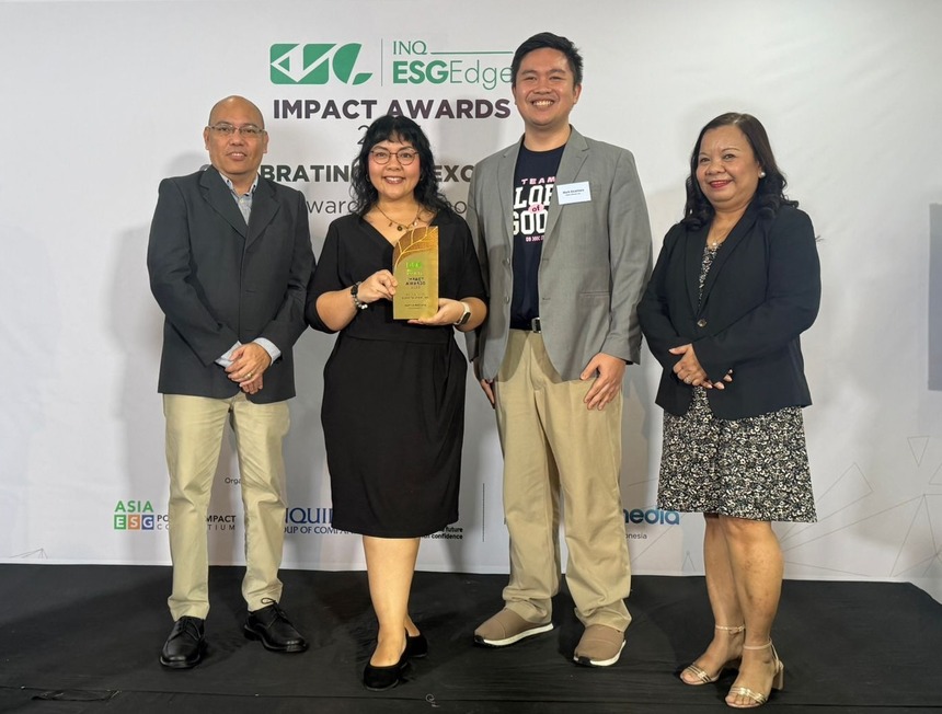 Globe received the Gold Award for Social (Good Health and Well-being) at the inaugural Inquirer ESG Edge Impact Awards 2025.