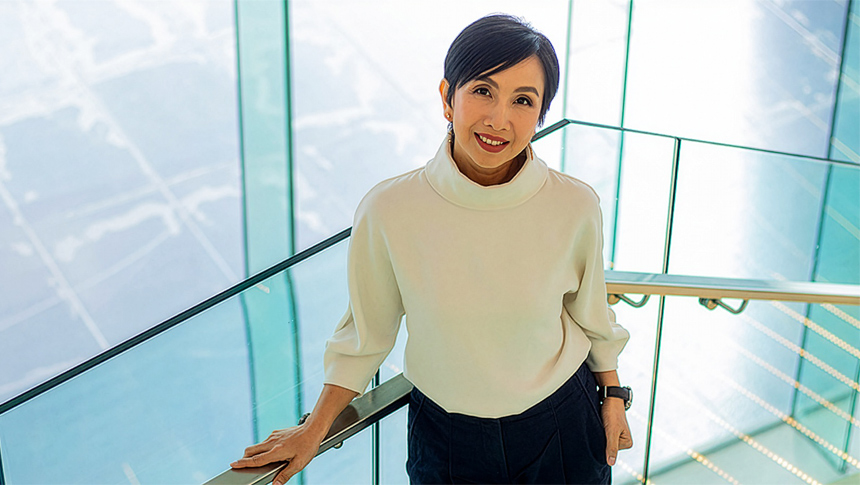 Globe Business' KD Dizon poses for a photo.