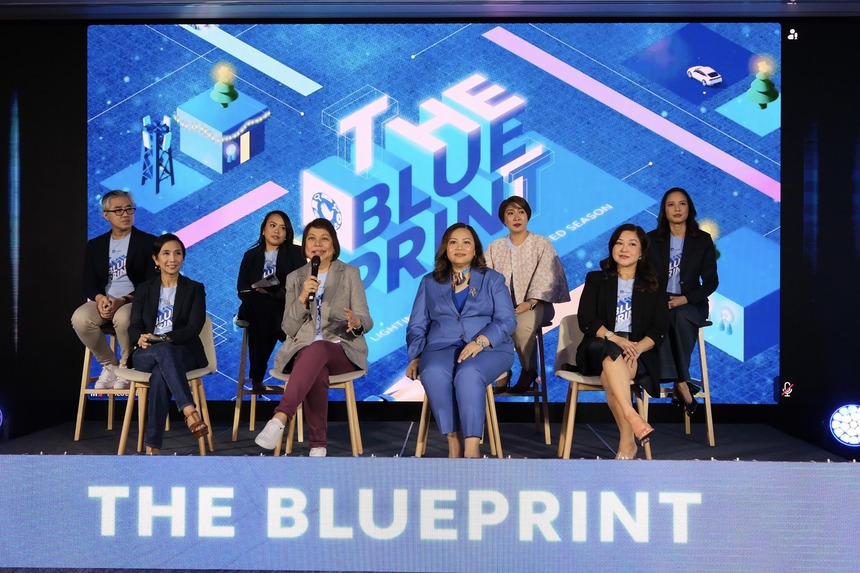 Globe leaders respond to questions during The Blueprint by Globe event.