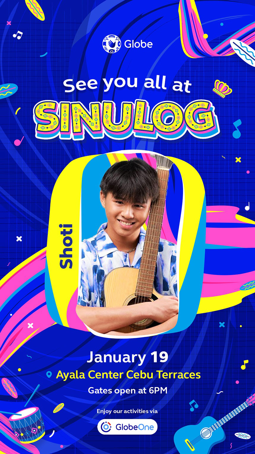 Globe at Sinulog 2025 with Shoti.