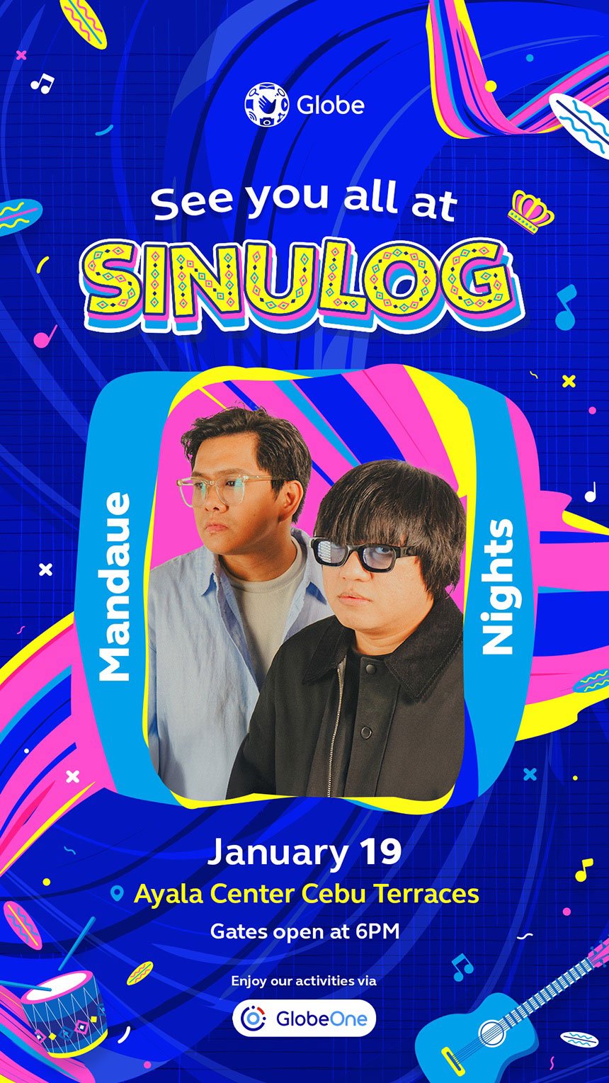 Globe at Sinulog 2025 with Mandaue Nights.