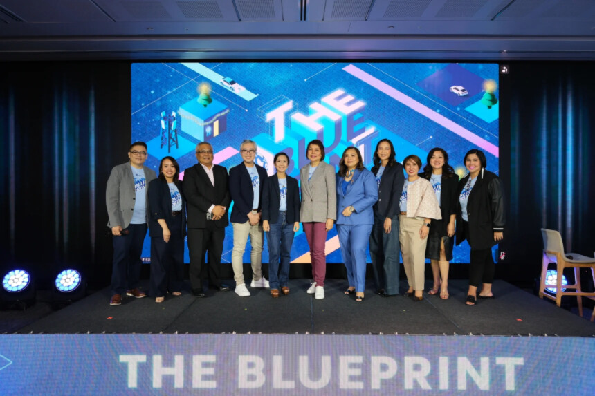 Globe Executives gathered at the BluePrint event.