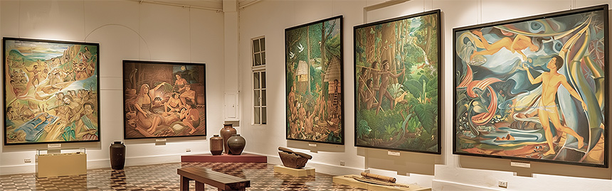The Negros Museum in Bacolod City, featuring local art and cultural exhibits that showcase the regionâs history.