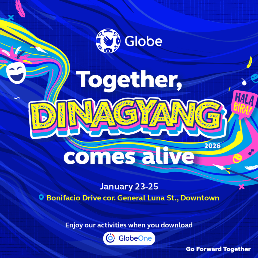 Promotional photo of Globe x Dinagyang Festival 2026.