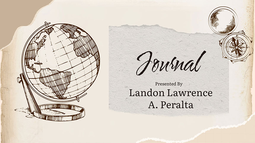 Lando Peraltaâs internship journal