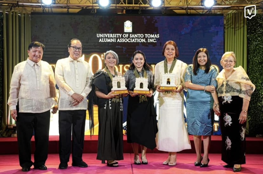 Globe Chief Sustainability and Corporate Communications Officer Maria Yolanda âYolyâ Crisanto as the 2025 Distinguished Thomasian Alumni (DTAN) Awardee.