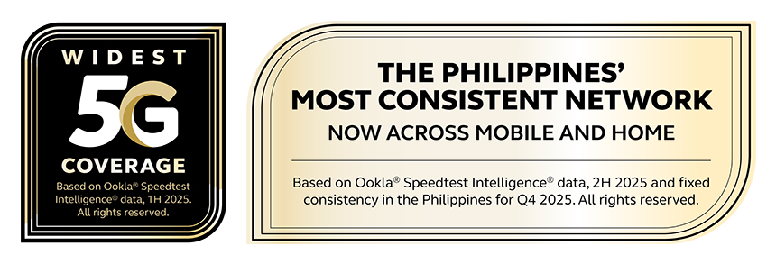 Globe as the Most Consistent Mobile and Fixed Network, and the provider with the Widest 5G Coverage in the Ph.