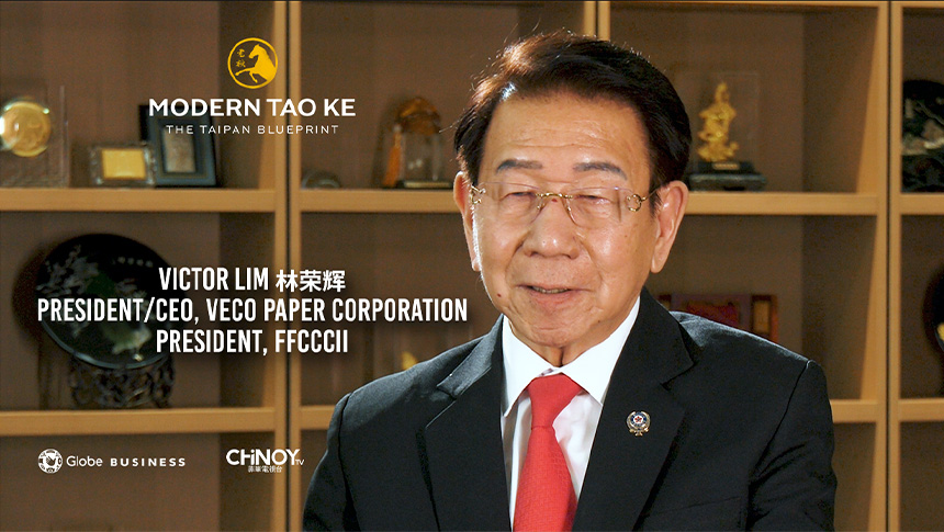 Victor Lim, President of the Federation of Filipino-Chinese Chambers of Commerce and Industry Inc. (FFCCCII)