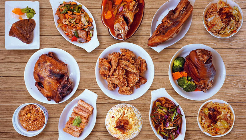 A beautifully served Chinese heritage dish at a premium restaurant.