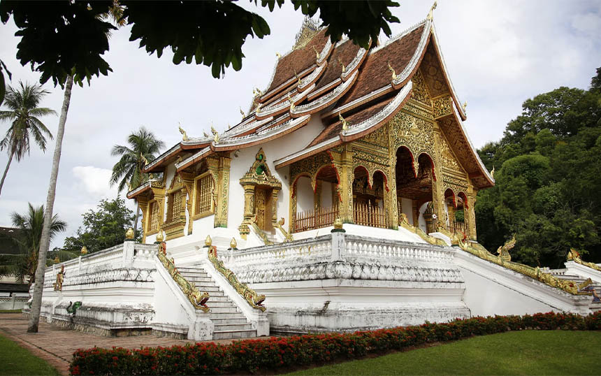Royal Palace Museum at Luang Prabang in Laos.
