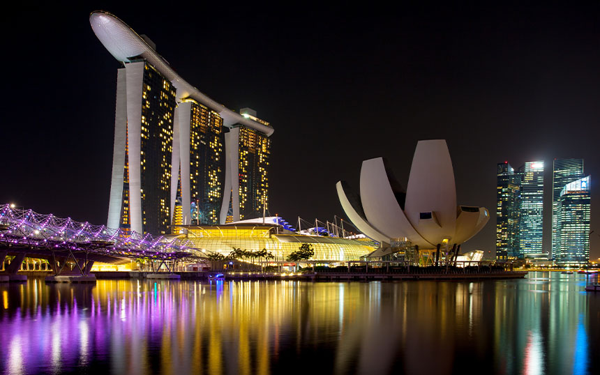 Marina Bay Sands in Singapore.