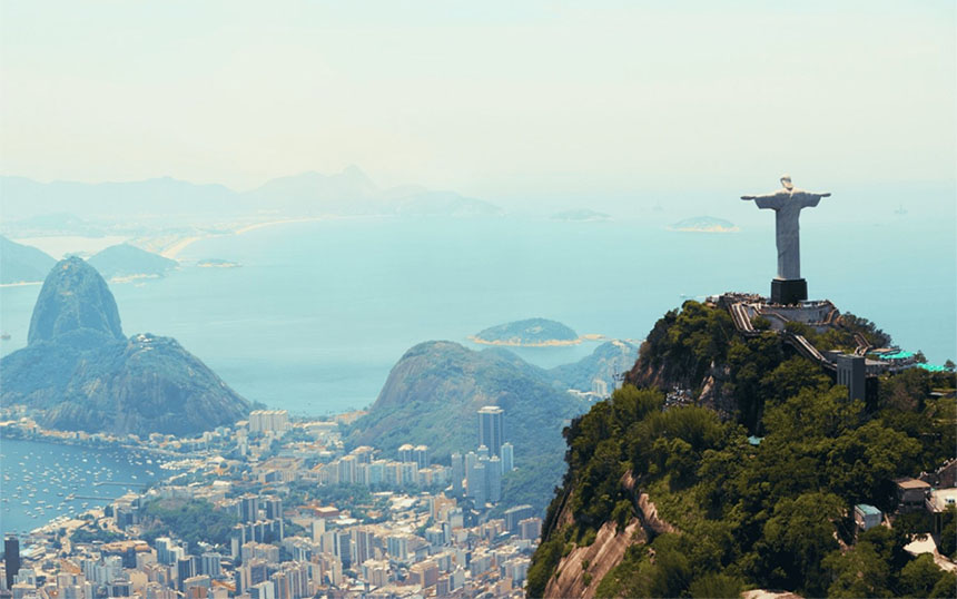 Christ the Redeemer statue, Rio de Janeiro, Brazil.