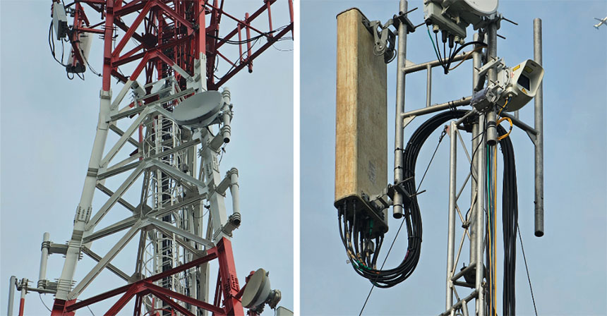 Transcelestial wireless laser link.