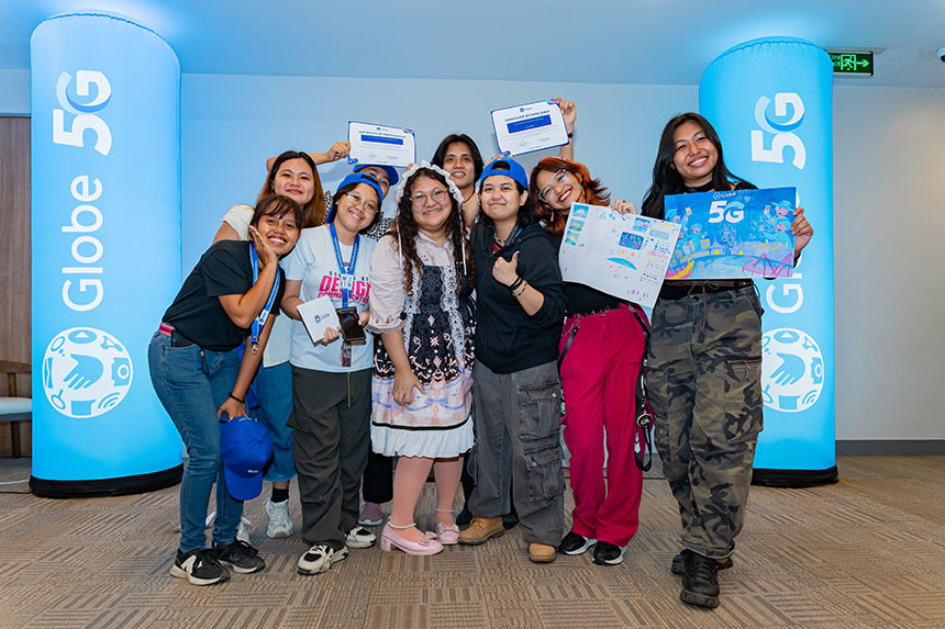Student winners from Southwestern University PHINMA pose for a photo.