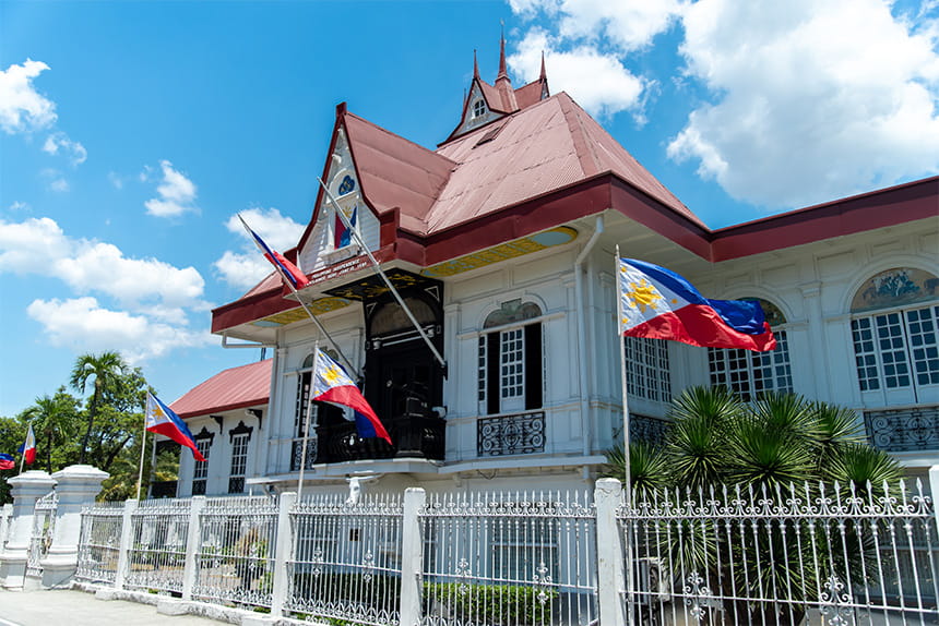Emilio Aguinaldo Shrine and Museum in Kawit, Cavite.