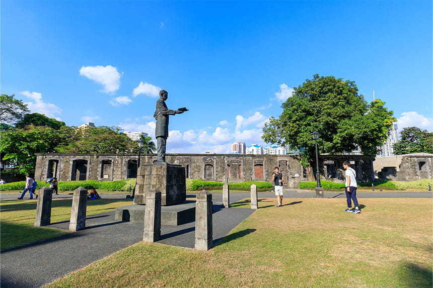 Rizal Shrine at Fort Santiago in Intramuros.
