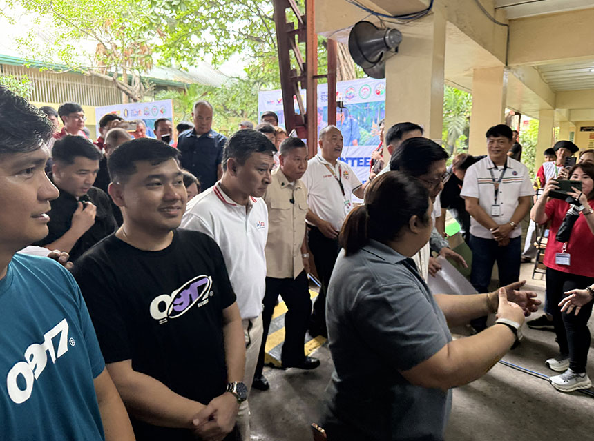 Globe and DepEd partners gather at Kapitbahayan Elementary School during Brigada Eskwela 2026.