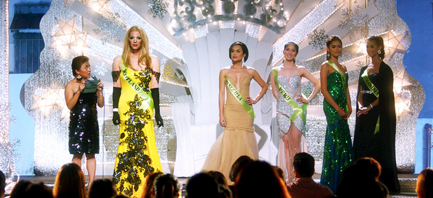 A promotional movie still from Die Beautiful.