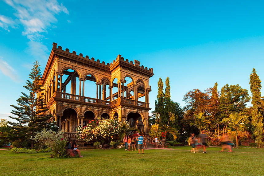 The Ruins in Bacolod City, a historical monument.