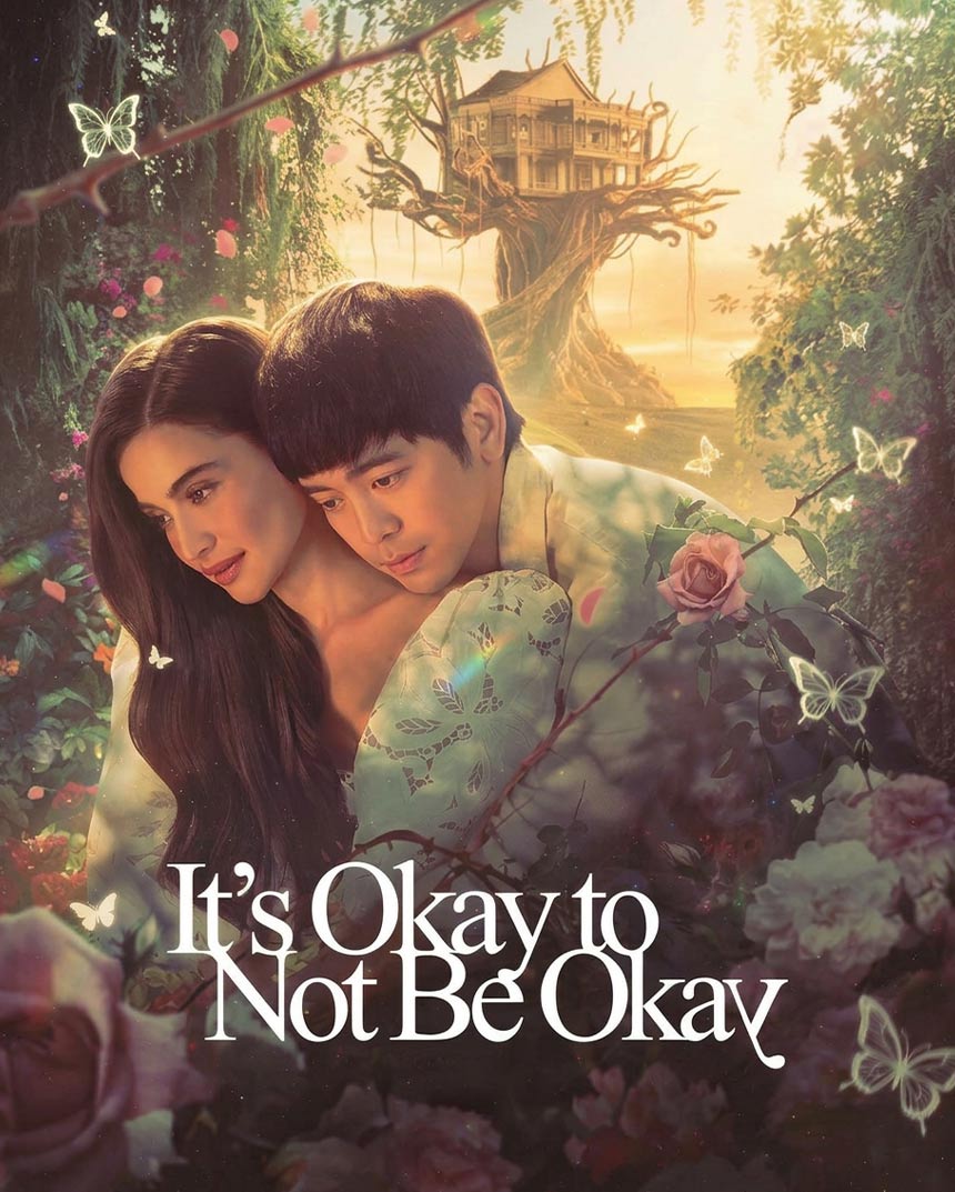 Promotional poster featuring Anne Curtis and Joshua Garcia in a dreamy forest embrace, with a whimsical background and soft golden lighting.
